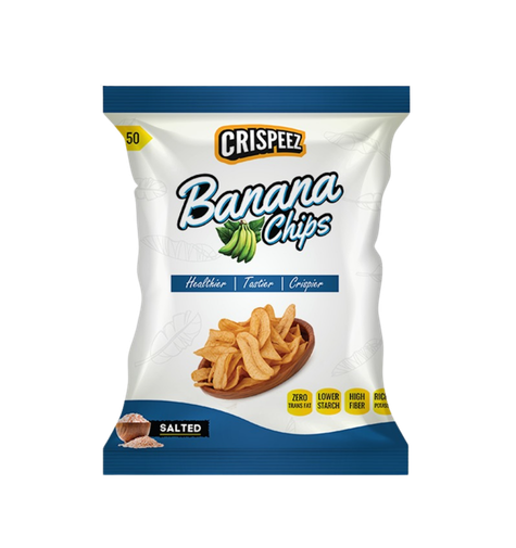 Salted Crispeez banana chips pack